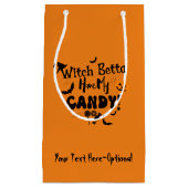 おかしなパーソナライズされたハロウィーンパーティー/抱き枕 スモールペーパーバッグ (正面)