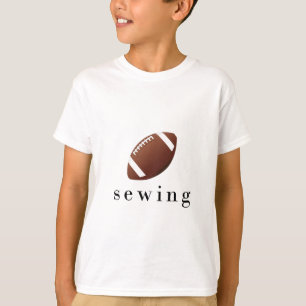おかしなフットボールTシャツ 縫製 Tシャツ