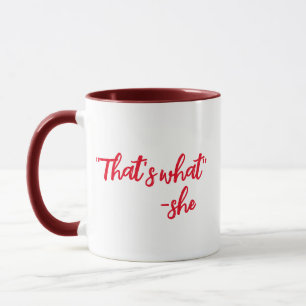 おかしなマグカップ 彼女が言ったコーヒおもしろいーマグ マグカップ