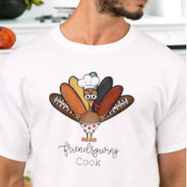 おかしな七面鳥シェフの友達感謝祭 Tシャツ