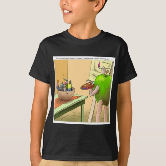 おかしな人々の静物画 Tシャツ (正面)
