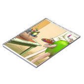 おかしな人物静物画 ノートブック (左側)