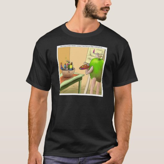 おかしな人物静物画 Tシャツ (正面)