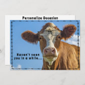 おかしな牧場ファームカントリーウエスタンカウグラス シーズンカード (正面/裏面)