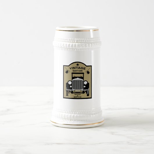 おかしな節目の誕生日はもうおしまい ビールジョッキ (中央)