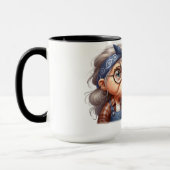 おかしな老婦人の引用 マグカップ (左)