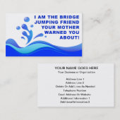 おかしな行動の個人的な紹介カード 名刺 (正面/裏面)