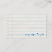 おかしな行動カード 名刺 (裏面)