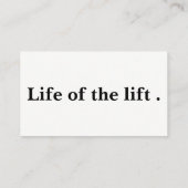 おかしな行動カード 名刺 (裏面)