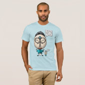 おかしな言い方…口ひげについて Tシャツ (正面フル)