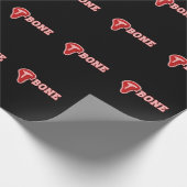 おかしなTボーン肉好きの肉屋グリル ラッピングペーパー (角)