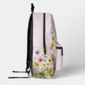 おかわいらし名前を咲かせるワイルドフラワーバックパック プリントバックパック (左)