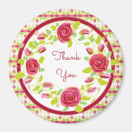 おかわいらし感謝してい前は花だ マグネット