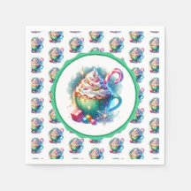 おかわいらし湯の色のクリスマスカップ