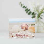 おかわいらし考える使いのはがき ポストカード (スタンド正面)