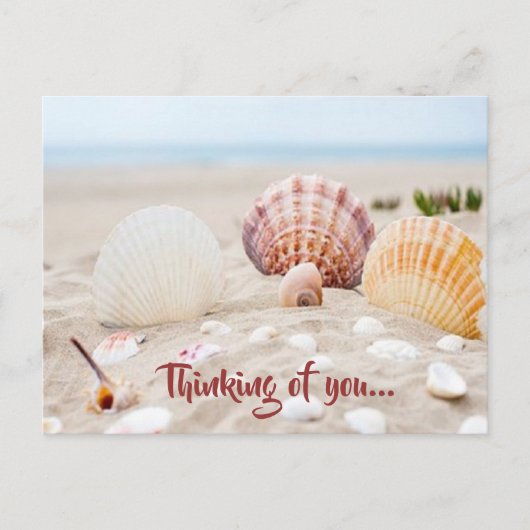 おかわいらし考える使いのはがき ポストカード (正面)