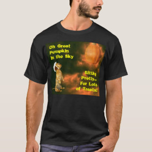 おかわいらし菓子をたくさん食べに座る Tシャツ