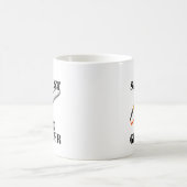 おがくずは人のグリッターです コーヒーマグカップ (中央)