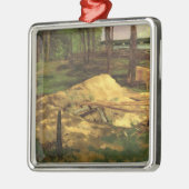 おがくずピット1876年 メタルオーナメント (左)