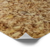 おがくずブーツプリントポスター ポスター (角)