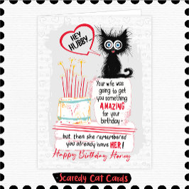 おくさま スケアディキャット 誕生日おめでとう カード