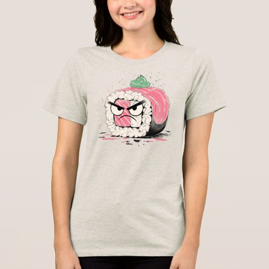 おこった寿司 トライブレンドＴシャツ (正面)