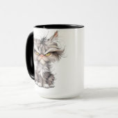 おこった猫 マグカップ (正面左)