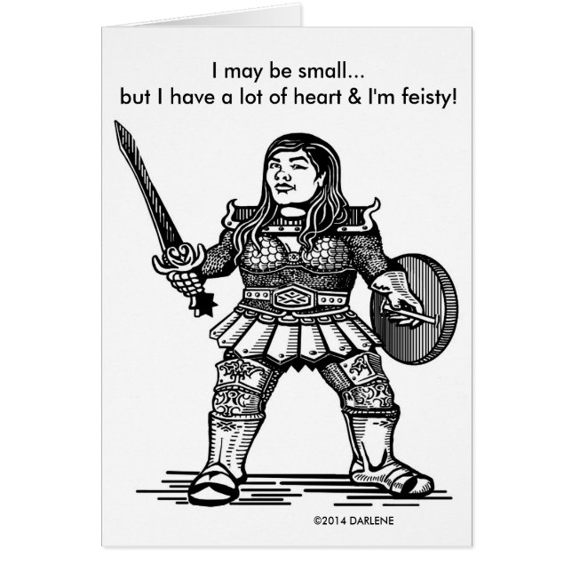 おこりっぽい戦士の女性 (正面)