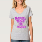 「おごってちょうだい!!」 かわいいデザイン。買今 Tシャツ (正面)