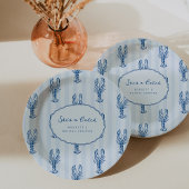 おさかなの花嫁 | サマー ロブスター ブライダル シャワー ペーパープレート