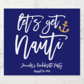 おさかな女子会 スパークリングワインラベル (シングルラベル)