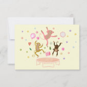 おさるのジャンプするモンキーズの誕生日 サンキューカード (裏面)