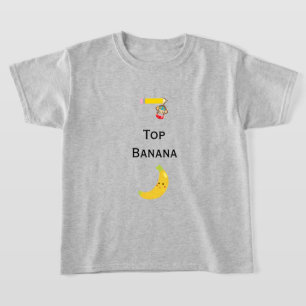 おさるの親子ハングトップバナナTシャツ Tシャツ