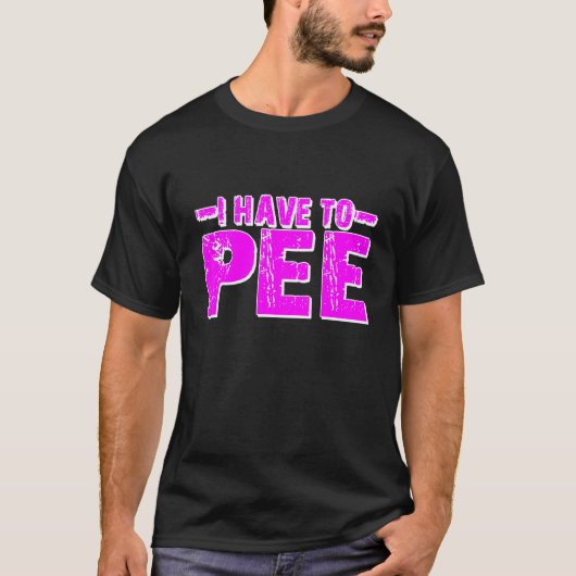 おしっこしたい Tシャツ (正面)