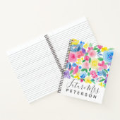 おしゃはっきりしたれなルーガーリーズフローラ水色未来のミセス・ミセス ノートブック (内部)