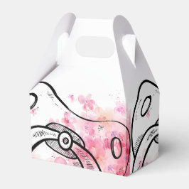 おしゃぶりピンクと白のお気に入りバッグ フェイバーボックス