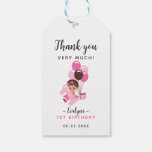 おしゃぶりベビーガール ファーストバースデー サンクス