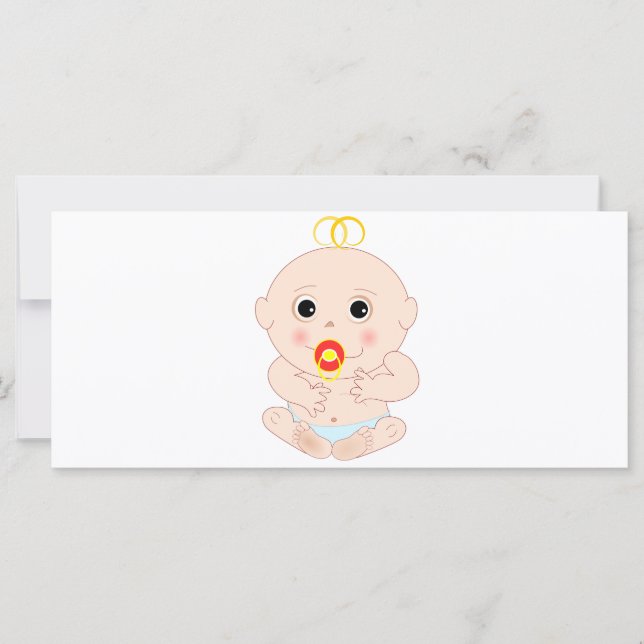 おしゃぶり漫画のあるベビー (正面)