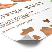 おしゃぶり狩りカウボーイベビーシャワーゲーム ポスター (角)