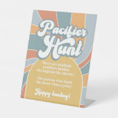 おしゃぶり狩りグルーヴィレトロサンシャインベビーシャワー 台座サイン (正面)