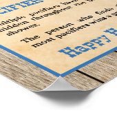 おしゃぶり狩りゲームサインカウボーイウェスタンシャワー ポスター (角)