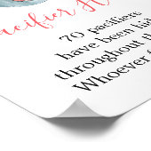 おしゃぶり狩りゲーム女の子の赤ちゃんシャワーエレファントサイン ポスター (角)