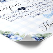 おしゃぶり狩りブルーベリーパンケーキベビーブランチ ポスター (角)