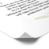 おしゃぶり狩りベビーシャワーゲームサインピンク金ゴールド ポスター (角)