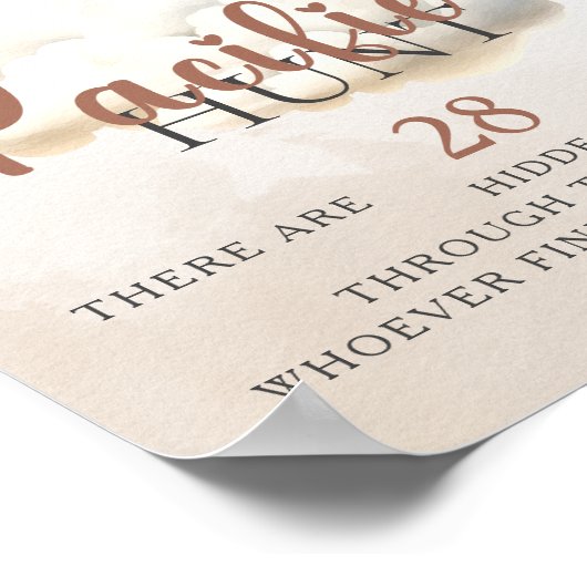 おしゃぶり狩り我々は赤ちゃんシャワーゲームを待つことができる ポスター (角)