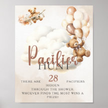 おしゃぶり狩り我々は赤ちゃんシャワーゲームを待つことができる