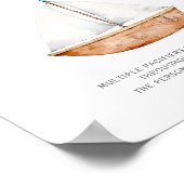 おしゃぶり狩り航海の赤ちゃんシャワー記号 ポスター (角)