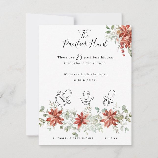 おしゃぶり狩り |赤ちゃんシャワーゲーム (正面)