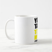 おしゃべりし過話ぎる コーヒーマグカップ (左)