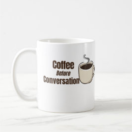 おしゃべりする前にコーヒーを おもしろコーヒー名言 コーヒーマグカップ